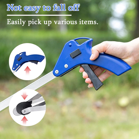 Camping Garden Home Foldable & Extendable Reaching Grip Clamp Tool (83cm)