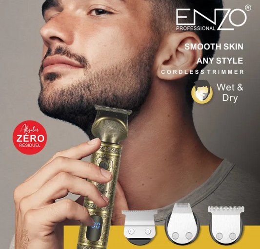 ENZO Rechargeable Cordless electric razor 3 in 1