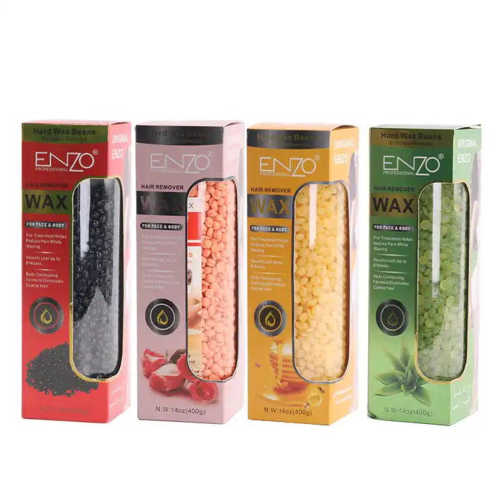 ENZO 400g depilatory hard box hard depilatory wax beans for beauty