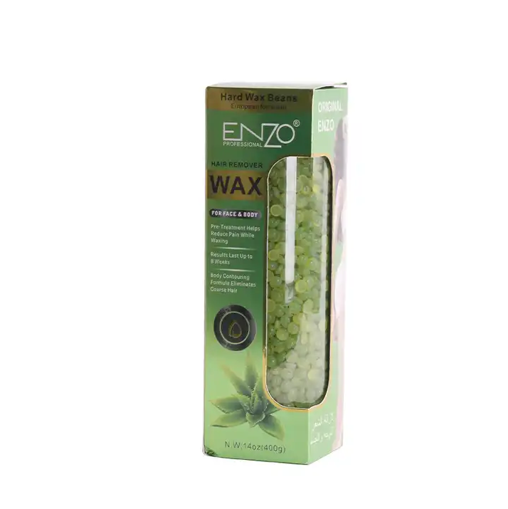 ENZO 400g depilatory hard box hard depilatory wax beans for beauty