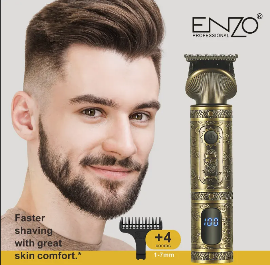 ENZO Usb Led Electric 2 In 1 Hair Shaver Trimmers