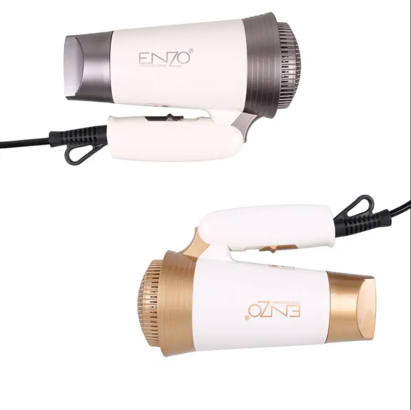 ENZO 1800W travel portable use foldable hair dryer