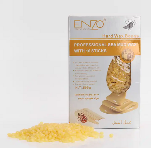 ENZO Professional High Quality  Honey Sugar Hair Removal Wax Bean Depilatory