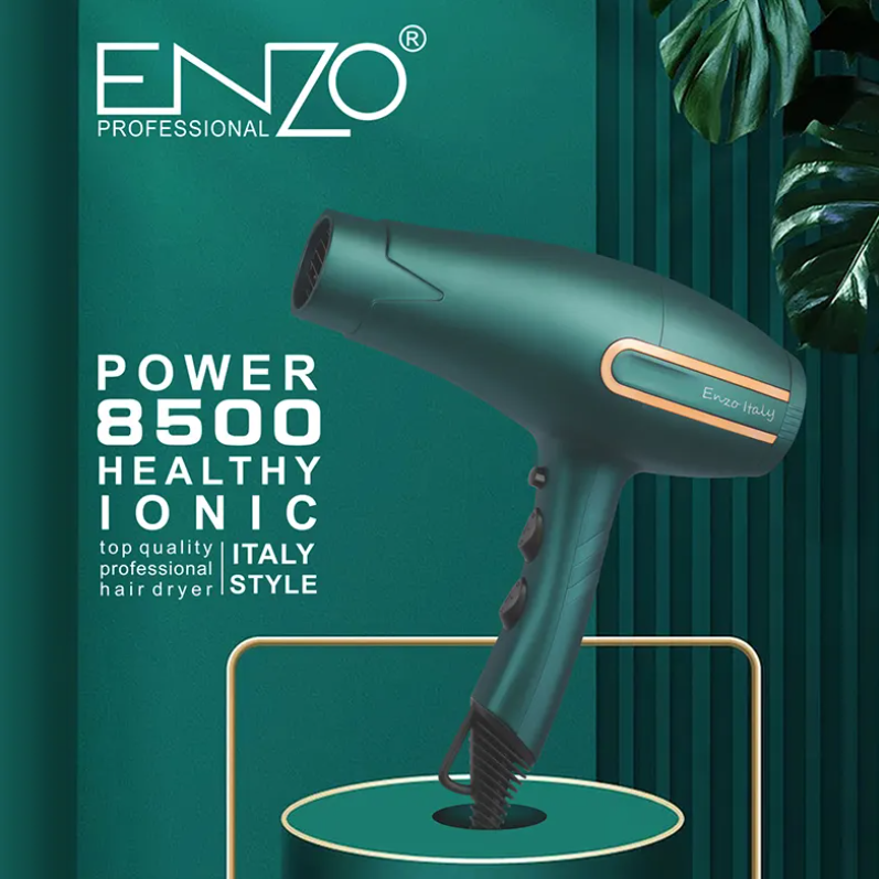 ENZO Hot selling household hair dryer big power hair dryer Five gears constant temperature wholesale Salon Hair Styler OEM