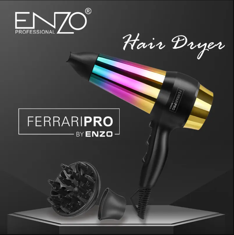 ENZO Professional Negative Ionic Blow Hair Dryer