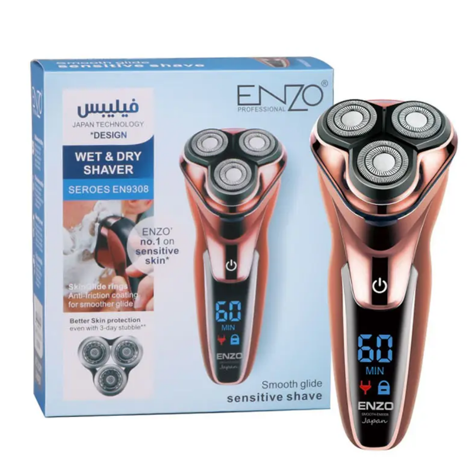 ENZO USB rotary Rechargeable Electric Shaver