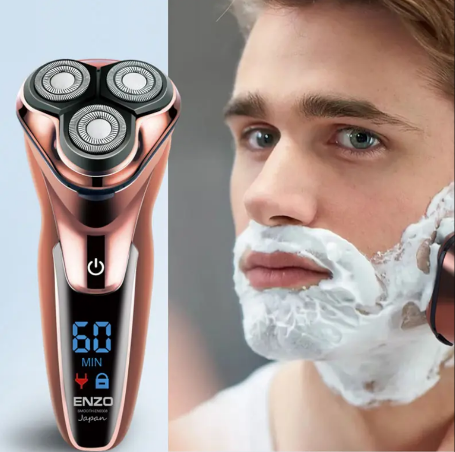 ENZO USB rotary Rechargeable Electric Shaver