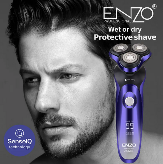 ENZO Professional  USB rechargeable man cordless beard razor shaver