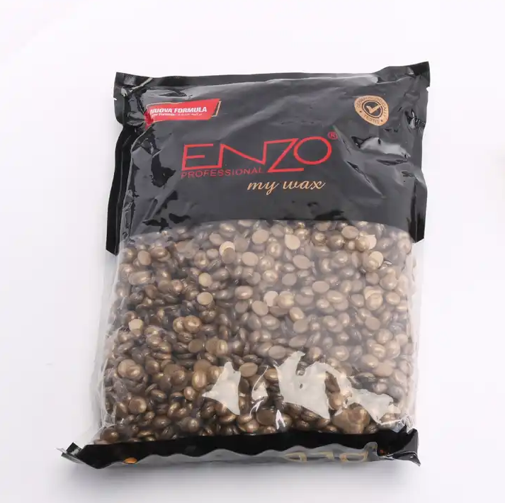 ENZO low melting point solid hard wax beans bag hard wax beads  body  hair removal