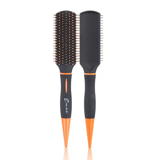 ENZO Family And Salon Use Eco-Friendly Nylon Paddle Hair Comb