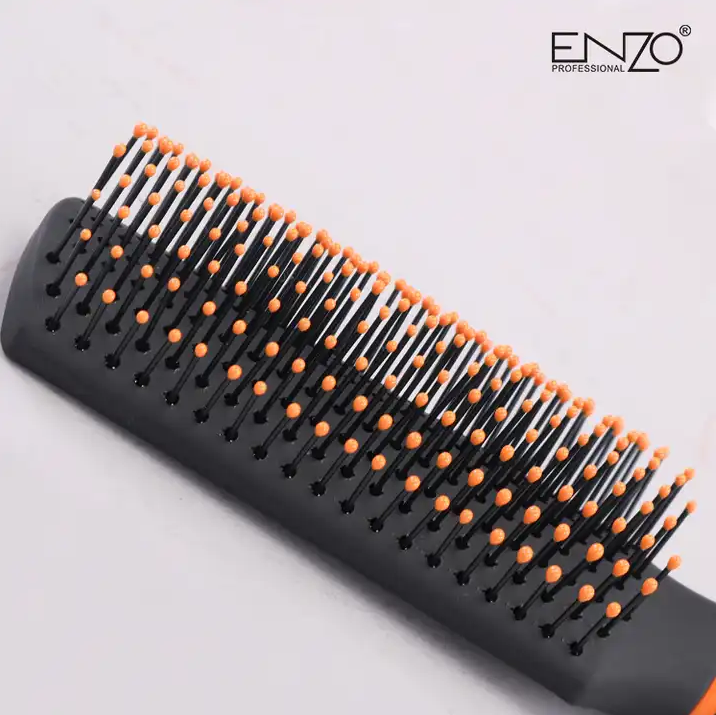 ENZO Family And Salon Use Eco-Friendly Nylon Paddle Hair Comb