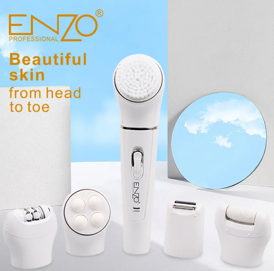 ENZO 5 in 1 Electric Face Cleaner Sonic Vibration