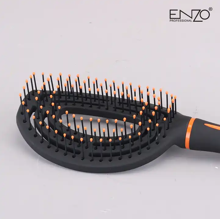 ENZO High Quality Curved Vented Styling Hair Brush