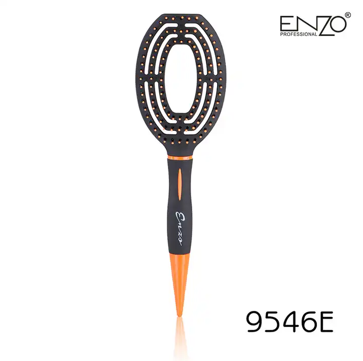 ENZO High Quality Curved Vented Styling Hair Brush