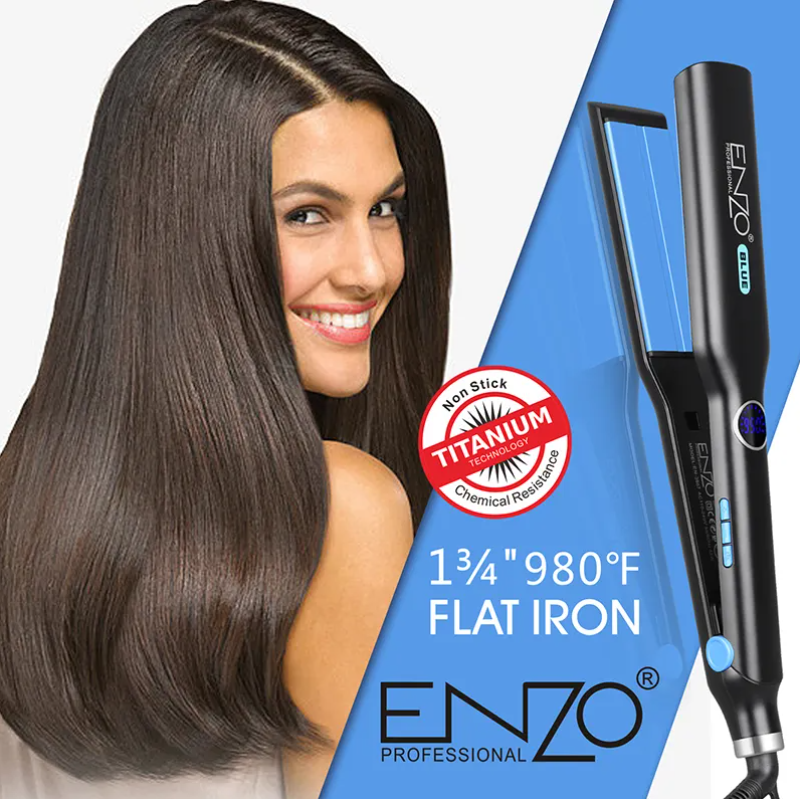 ENZO Professional Fast straightener 3 In 1 Salon Tourmaline Iron