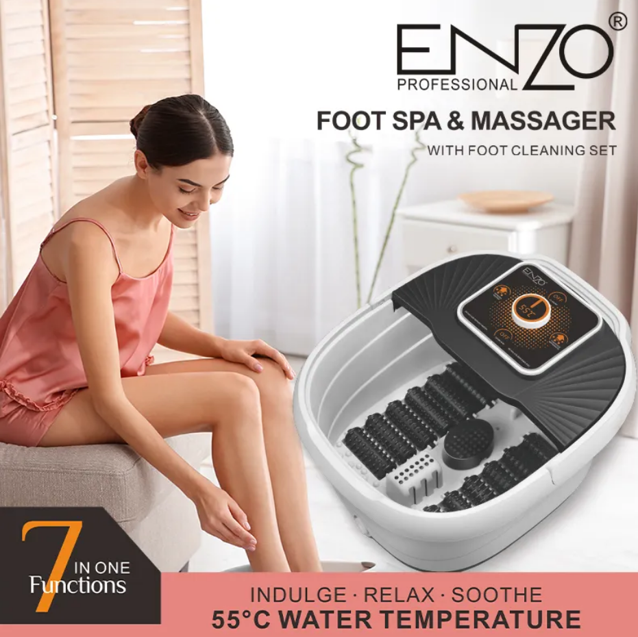 ENZO Electric Folding health care foot spa bath massager