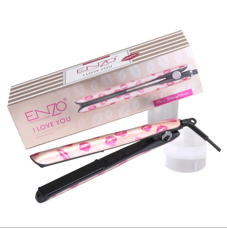 ENZO Professional Mini Lips Graffiti Cartoon Hair Straightener