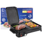 ENZO 2 in 1 electric bbq grill non stick cast teppanyaki grill