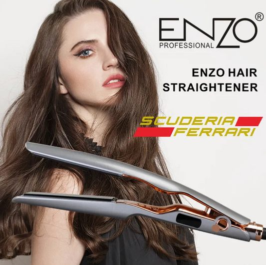 ENZO Wholesale fashion OEM professional salon machine ceramic coating women keratin flat iron electronic hair straightener