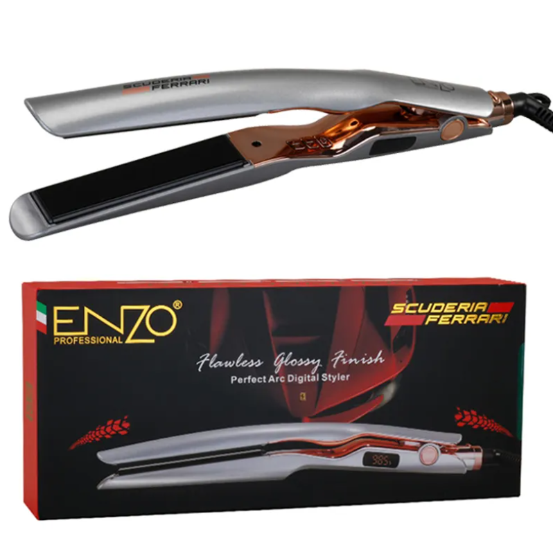 ENZO Wholesale fashion OEM professional salon machine ceramic coating women keratin flat iron electronic hair straightener