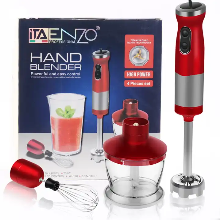 ENZO  4 in 1 Multi-purpose Electric  Hand Mixer Blender Set With Cup