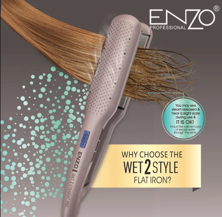 ENZO Portable Hair Straightener For Family