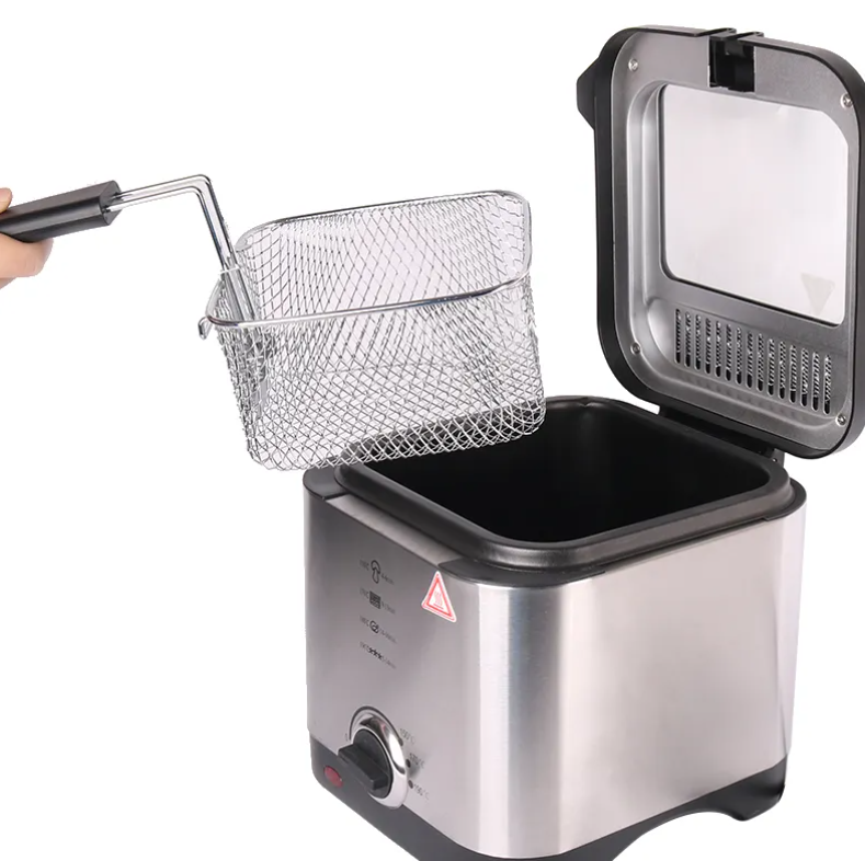 ENZO 220V   Electric  Stainless Automatic Oil Frying Deep Fryer