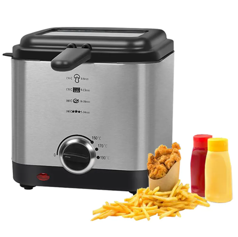 ENZO 220V   Electric  Stainless Automatic Oil Frying Deep Fryer