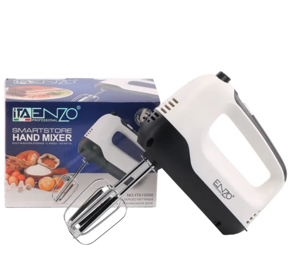 ENZO Powerful Hand Held Electric Food Dough Mixer