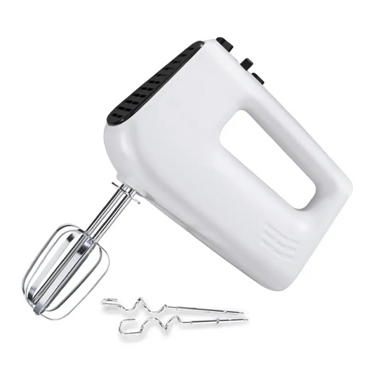 ENZO Portable Kitchen Electric Hand Mixer with 5 Speed Battery Operated