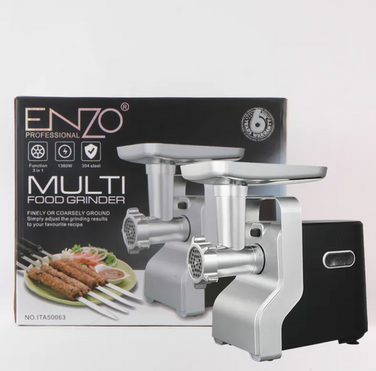 ENZO Multi-Function Home Stainless Steel  Electric Sausage Stuffer