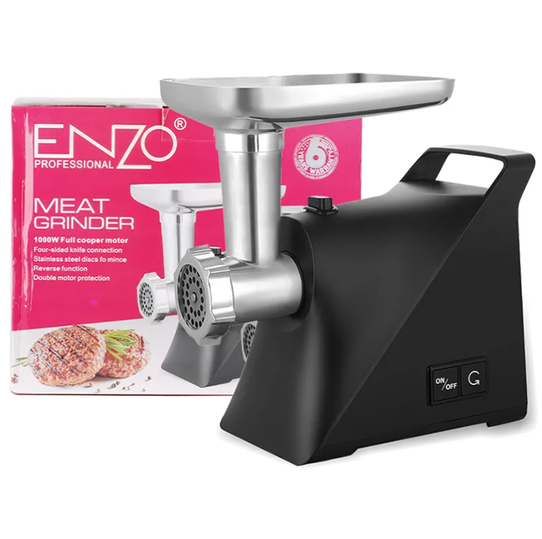 ENZO 1000w stainless steel electric meat grinder