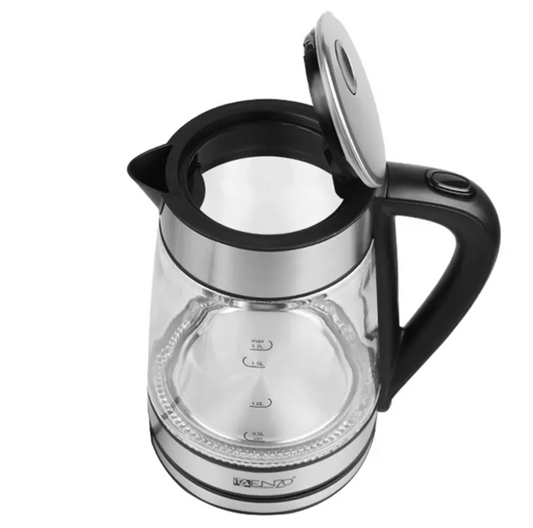 ENZO 1.7L Household Glass Kettle Keep Warm Smart Electric kettle