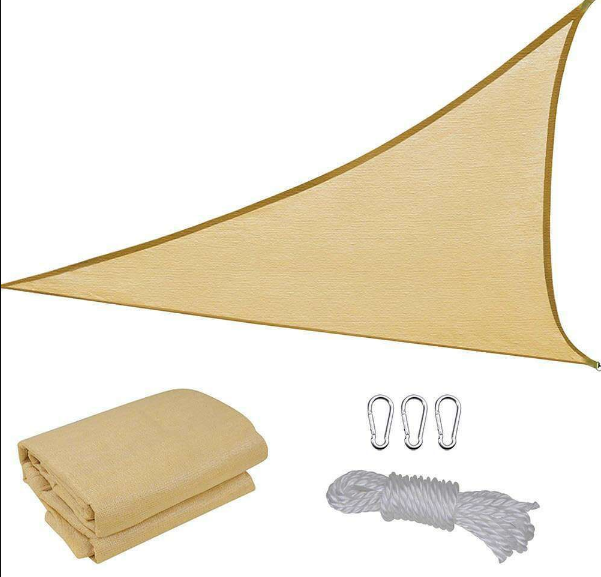 Creative Living Sun Shade Sail 3.6x3.6x3.6m Triangle - Sand