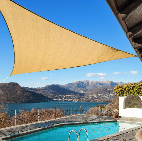 Creative Living Sun Shade Sail 3.6x3.6x3.6m Triangle - Sand