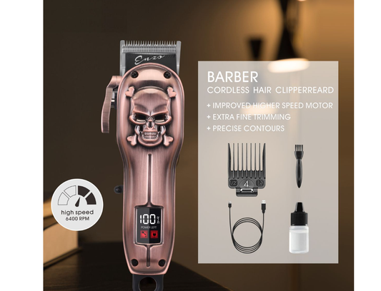 Enzo Cordless Skull Grooming Set