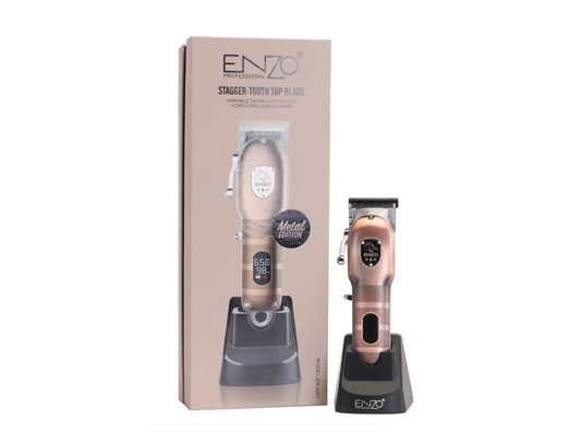 ENZO Electric Cordless Rechargeable Hair Clipper High Speed Trimmer Set