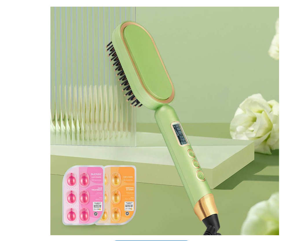 Enzo Heated Straightening Brush/Comb