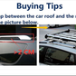 Universal Aluminum Alloy Luggage Basket For SUV Roof Rack -Double Deck - Silver