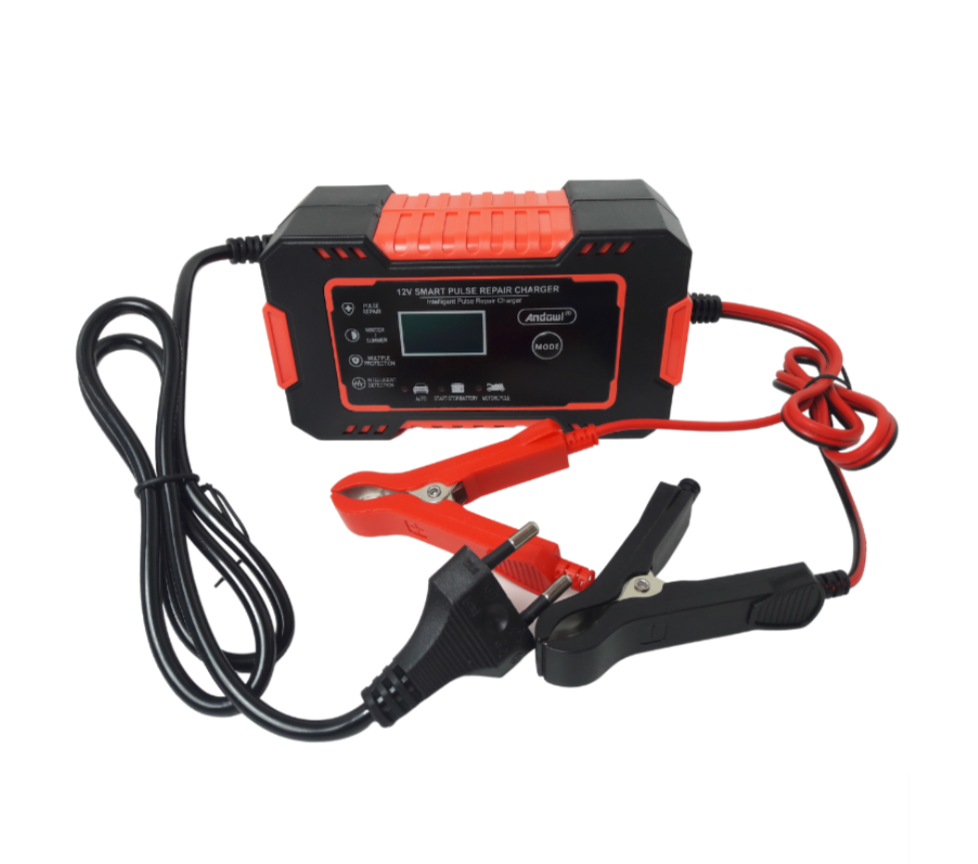 12V 2Ah - 100Ah Intelligent Pulse Repair Charger