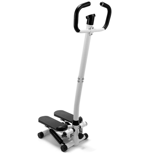 Sportion Mini Home Stepper Fitness Exercise Machine With Handlebar