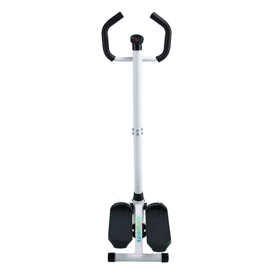 Sportion Mini Home Stepper Fitness Exercise Machine With Handlebar