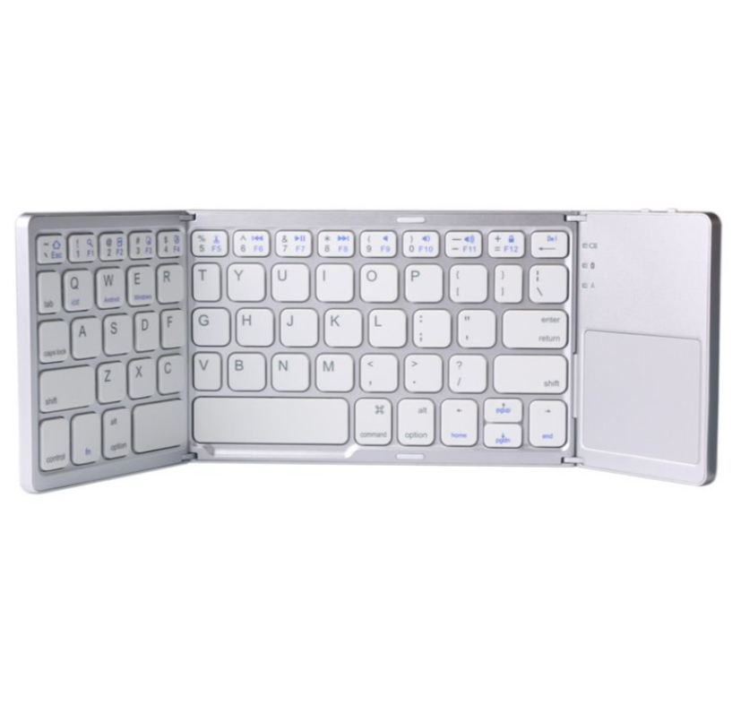 Foldable Bluetooth Keyboard with Touchpad