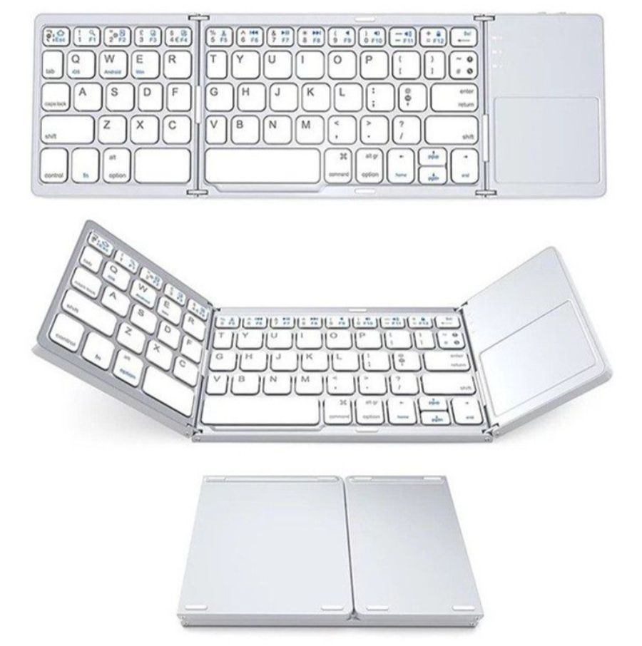 Foldable Bluetooth Keyboard with Touchpad