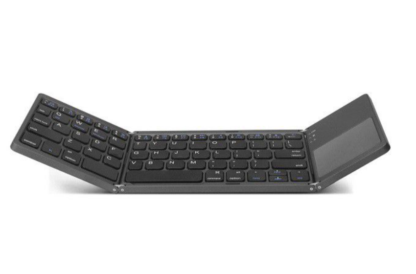 Foldable Bluetooth Keyboard with Touchpad