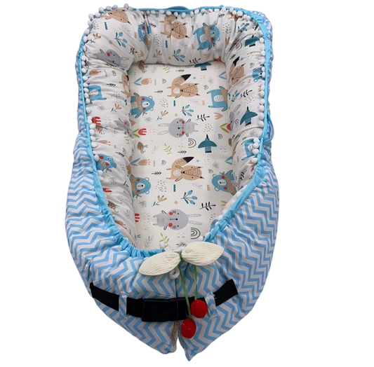 Baby Nest For Crib & Bassinet With Pillow Co-Sleeping For Newborn Lounger