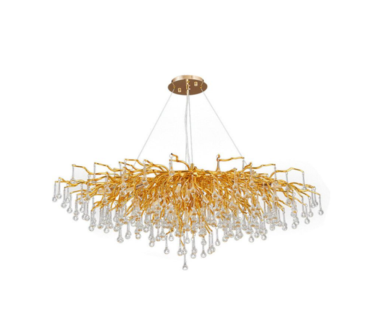 Modern Nordic Style Crystal Chandelier Gold 1200cm