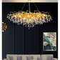 Modern Nordic Style Crystal Chandelier Gold 1200cm