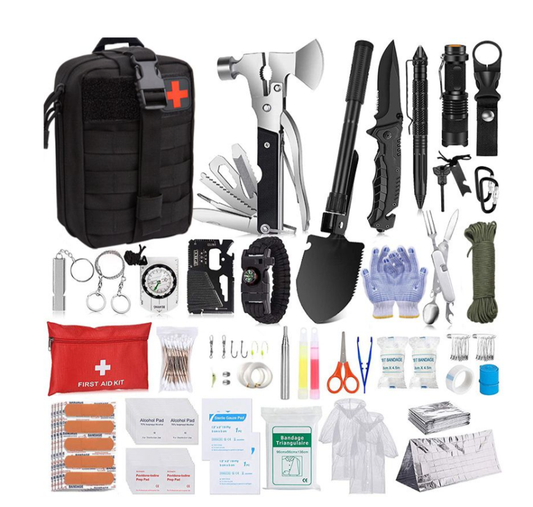 Tactical Survival Multi-Kit - 96 in 1 - Field Emergency Kit