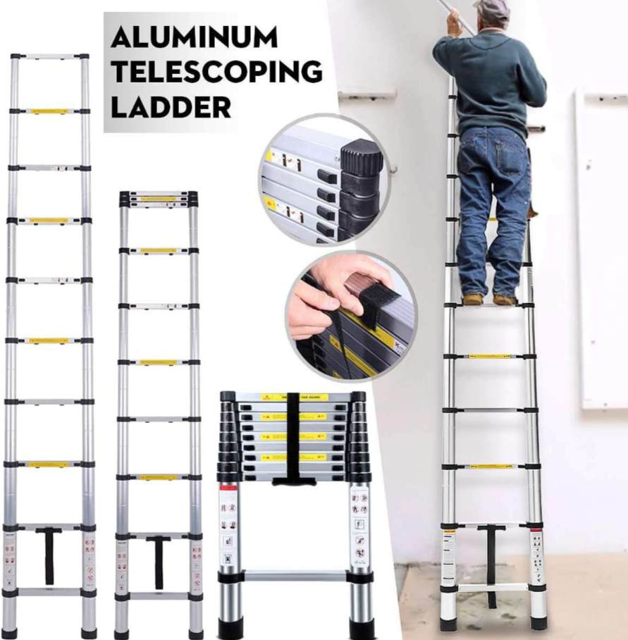 Classladder Telescopic Aluminum Telescopic Ladder for Outdoor Indoor Use